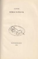 Goethe, [Johann Wolfgang von]: 
Római elégiák. Max Schwimmer rajzaival. (Számozott.)
[Budapest], 1...