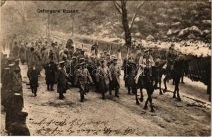 1915 Gefangene Russen / WWI German military, Russian POWs (prisoners of war) (EK)