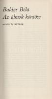 Balázs Béla:
Az álmok köntöse. Válogatta és szerkesztette Fehér Ferenc és Radnóti Sándor. (Számozot...