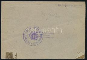 1946 (20. díjszabás) Kézbesítési vevény 6 db bélyeggel