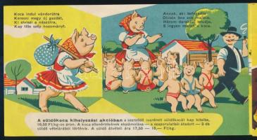 cca 1960 Mai állatmesék képeskönyv az állatforgalmi vállalatokkal köthető hizlalási szerződésekről