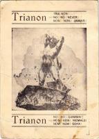 1938 Nem! Nem! Soha! Trianon. Magyar Nemzeti Szövetség kiadása / Hungarian irredenta propaganda, Trianon (fa)