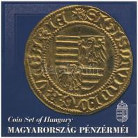 2016. 5Ft-200Ft (6xklf) forgalmi sor + "Zsigmond aranyforintja" aranyozott, jelzett Ag utánveret (3,491g/0.999/20mm) közös szettben T:PP, BU