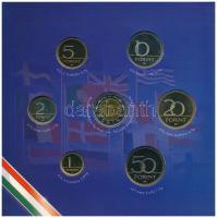 2004. 1Ft-100Ft (8xklf) forgalmi sor szettben, benne 2004. 50Ft "Magyarország az EU tagja"...