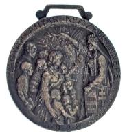 1928. "Magyar Anyák Nemzeti Ünnepe" ezüstözött bronz emlékérem szalag nélkül. Szign.: Zsákodi Csiszér János (1883-1953) (40mm) T:XF,VF