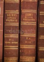 Jacob Grimm - Wilhelm Grimm Deutsches Wörterbuch I-IX. Bande., összesen 12 kötetben. Leipzig, 1854-1...