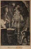 Walter Scott: Kenilworth. Ein Roman 1-2. (egy kötetben). Zwickau, 1823, Gebrüder Schumann. Német nye...