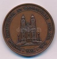 Kelemen Kristóf (1922-2001) 1997. "Fellner Jakab 1722-1780 / MÉE 27. Vándorgyűlése" bronz ...