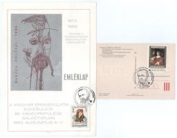 Salgótarján 1983. "MÉE XIII. Vándorgyűlése, Salgótarján" képeslap és emléklap bélyeggel és béylegzéssel