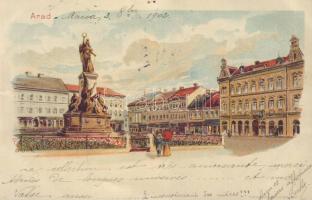 Arad statue of martyrs litho (pinhole)