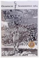 Japan 1964. 100Y Ag "1964. Nyári olimpiai játékok, Tokió" német nyelvű tájékoztatóval, tanúsítvánnyal T:1- patina Japan 1964. 100 Yen Ag "1964. Summer Olympics, Tokyo" with german information sheet and certification C:AU patina