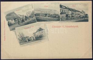 Kézdivásárhely with market