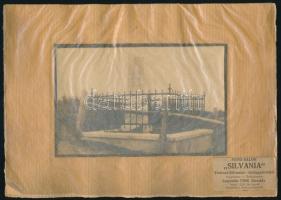 cca 1920 Kovács Antalné szül. Géczy Katalin sírjáról készült fénykép, Szilágysomlyó, Augustin Fink G...