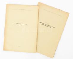 Maróti Egon: A kalózkodás Szicília körül C. Verres propraetorsága idején + A kalózok szerepe Sextus Pompeius táborában + A II. Sallustius-levél és Cicero. (Mindegyik dedikált!) Bp., 1957-1959, (Akadémiai Nyomda). Kiadói papírkötés, jó állapotban. Mindhárom füzet a szerző, Maróti Egon (1927-2012) ókortörténész, klasszika-filológus, a 20. századi ókortudomány kiemelkedő kutatója által Kanozsay Margit régész részére dedikált.