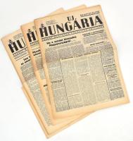 1954 Az Uj Hungária emigráns újság 3 hónapnyi száma