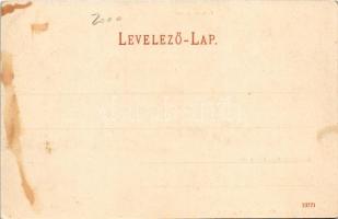 Keszthely, Festetics palota, kastély. Vasvári József kiadása (fl)