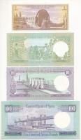 Szíria 1982-1990. 1P - 100P (4xklf) T:UNC-AU
Syria 1982-1990. 1 Pound - 100 Pounds (4xdiff) C:UNC-A...