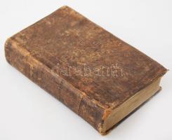 1930 Annus a nativitate salvatoris nostri Jesu Christi MDCCCXXX. communis dierum 365. Stylo Gregoriano, et Juliano deuductus, sive Calendarium in in usum utriusque Ecclesiae R. Catholicae, ... Hozzákötve: Schematismus Inlyti Regni Hungariae adnexum cum Schmatismo Literario eiusque indice subnexo pro anno 1830. Hozzákötve: Schematismus Literarius sive nomina eorum qui rem scholasticam per Regnum Hungariae et provincias eidem andnexas procurant anno MDCCCXXX. Budae, 1834., Typogr. Regiae Scient. Univers. Hungaricae, XXI+1+2 p.+34 sztl. lev.+410+69+1 p.+9 sztl. lev. Latin nyelven. A II. rész címlapján rézmetszetű szent koronás, nemzeti nagycímerrel. Korabeli egészbőr-kötés, kopott borítóval, foltos lapokkal, az I. rész címlapja sérült, a 3. rész végén sérült lapokkal.