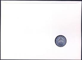 Ruanda 1970. 2Fr "FAO" bélyeges érmés borítékon, alkalmi bélyegzéssel, ismertetővel T:1