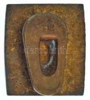 ~1930. "M.É. (Magyar Élet Pártja)" zománcozott bronz gomblyukjelvény hátoldalán "Ludv...