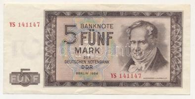 NDK 1964. 5M "YS 141147" T:F GDR 1964. 5 Mark "YS 141147" C:F Krause P#22