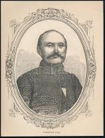cca 1866 Somssich Pál (1811-1888) politikus, a képviselőház alelnöke, majd elnöke, fametszet, jelzés nélkül, 20,5x16 cm