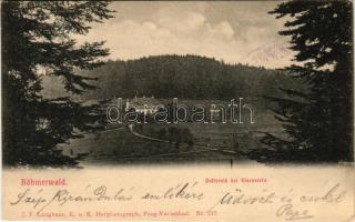 Bayerisch Eisenstein, Zelezná Ruda, Bavorská Zelezná Ruda; Böhmerwald. J. F. Langhans K.u.k. Hofphotograph / tourist house (EK)
