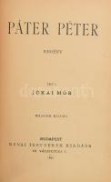 Jókai Mór: Egy játékos, aki nyer. Bp., 1892, Révai Testvérek. + Jókai Mór: Páter Péter. Bp., 1981, R...