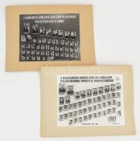 1961-1962 Nagykanizsa Landler Jenő Gimnázium 2 darab tablóképe