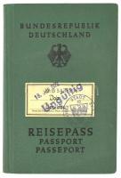 1962 NSZK útlevél / Germany passport