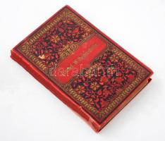 cca 1890 Cassel Wilhelmshöhe 20 db fotót tartalmazó füzet egészvászon kötésben 11x21 cm