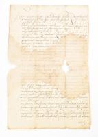 1734. máj. 2. Nagyvárad (ma Románia, Oradea) Ráthonyi Boldizsár és Szodorai Miklós bevallása a váradi káptalan előtt, hogy a közös ügyekben együttesen lépnek fel, és ha nincs lehetőségük bizonyos okokból fellépni jogaik védelmében, akkor ráhagyatkoznak a legidősebb testvérre, Szodorai Istvánra. Az iratot kiállította gyimesi Forgách István, a káptalan lektora. Pecséttel ellátva.