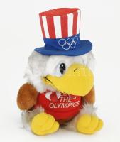 1984 Sam a sas, az 1984-es olimpia kabalafigurája, jelzett, m: 19 cm
