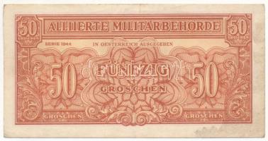 Ausztria / Szövetséges megszállás 1944. 50gr T:F szép papír, de foltos Austria / Allied occupation 1944. 50 Groschen C:F fine paper, but spotted Krause P#102