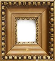 Ökörszemes blondel képkeret, 24x25 cm, befoglaló méret 11,5x12,5 cm