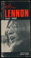 Yoko Ono (1933-) japán képzűművész John Lenon felesége autográf dedikálása, John Lenon nevének leírása mellett Koltay Gábor: John Lenon c. könyvének előzéklapján