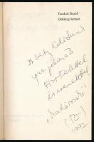 Tandori Dezső: Döblingi befutó. DEDIKÁLT példány. Bp., 1992-. Magvető Kiadói papírkötésben