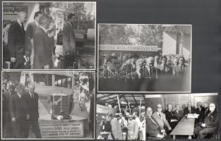 1948 Tildy Zoltán és Szécsi Gábor látogatása a BNV-n. 7 db fotó 18x14 cm