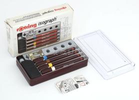 Rotring csőtoll készlet, dobozában, nem használt.