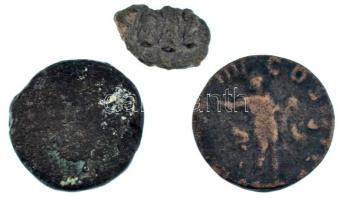3db-os vegyes ókori érme tétel T:VG 3pcs mixed ancient coins lot C:VG