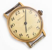 Eklora kézi felhúzós női karóra, jelzett, működik, de tiszítításra szorul d: 22 mm