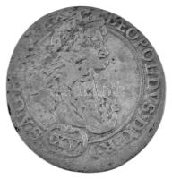 Német Államok / Szilézia 1694MMW 15kr Ag "I. Lipót" T:F German States / Silesia 1694MMW 15 Kreuzer Ag "Leopold I" C:F Krause KM#462
