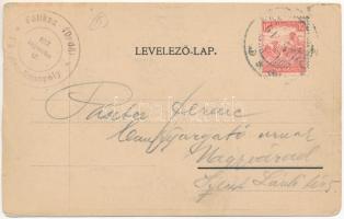 1917 Félixfürdő, Baile Felix; tábori kápolna az erdőben / WWI K.u.k. military field chapel in the fo...