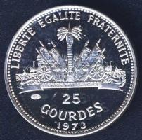 Haiti 1973. 25G Ag "Labdarúgó VB" T:PP