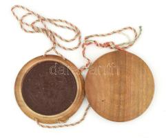 1914 Debreczeni Kir. Tisza István Tudományegyetem szép állapotú viaszpecsét fatokban