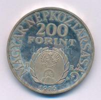 1976. 200Ft Ag "II. Rákóczi Ferenc" T:AU (eredetileg PP) karc. Adamo EM48