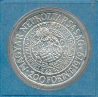 1979. 200Ft Ag "Bethlen Gábor" eredeti, fekete "MNB" tokban T:BU
Hungary 1979. ...