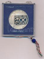 1977. 200Ft Ag "Nemzeti Múzeum" plombált "MNB" plasztiktokban T:PP patina Adamo EM55