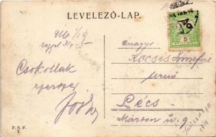 1916 Temesvár, Timisoara; Gyárváros (tévesen: Gárváros), Közvágóhíd. F.R.F. / Central Schlachthaus /...