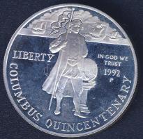 USA 1992P 1$ "Kolombusz" T:PP